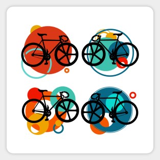 Four Fixies Magnet